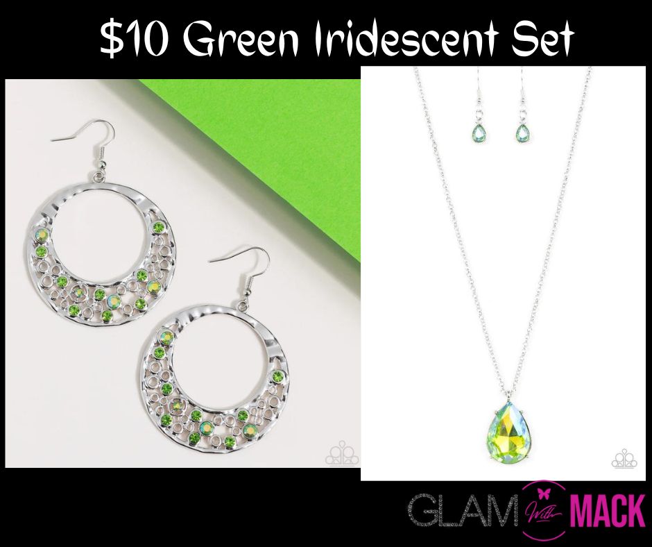 Green Iridescent Set