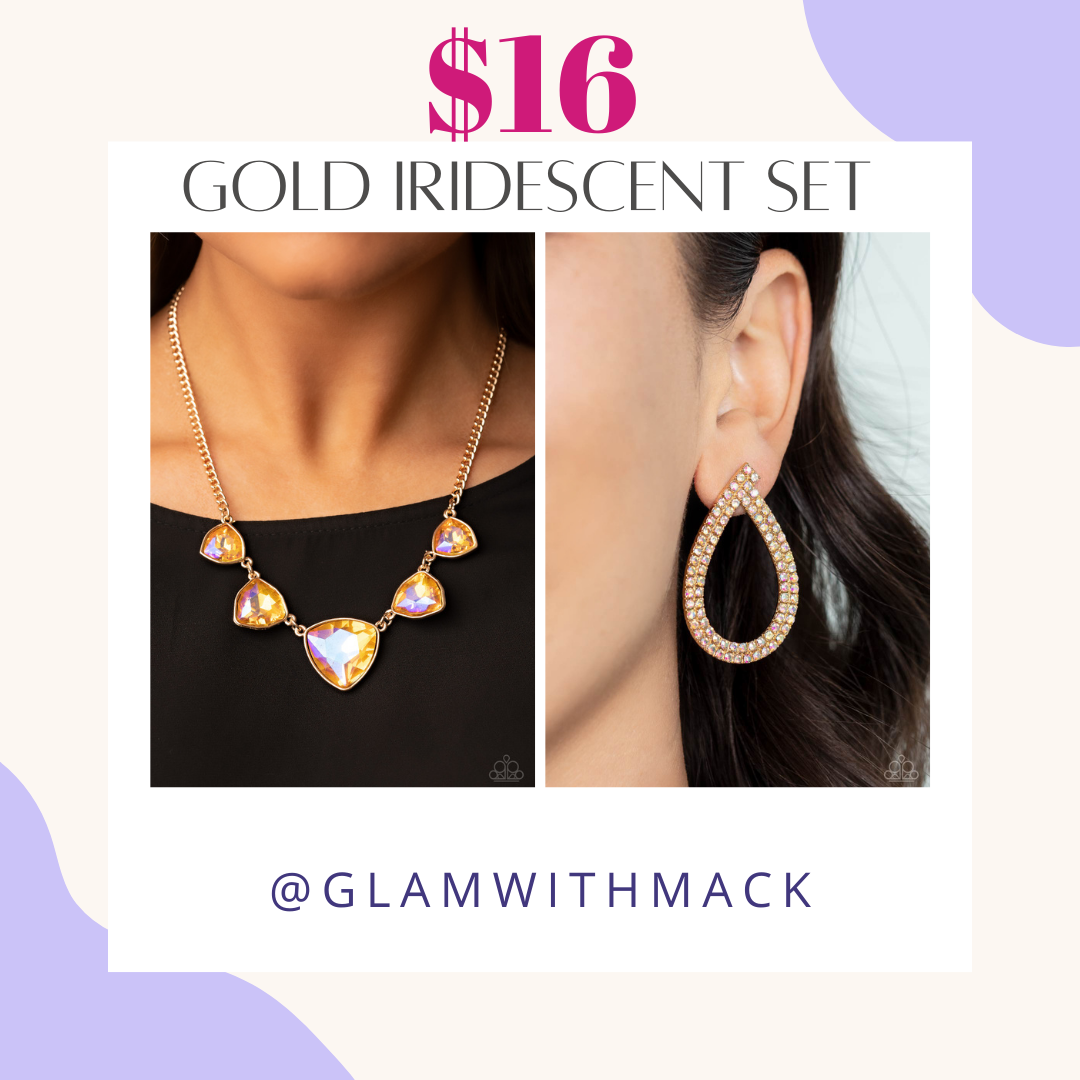 Gold Iridescent Set