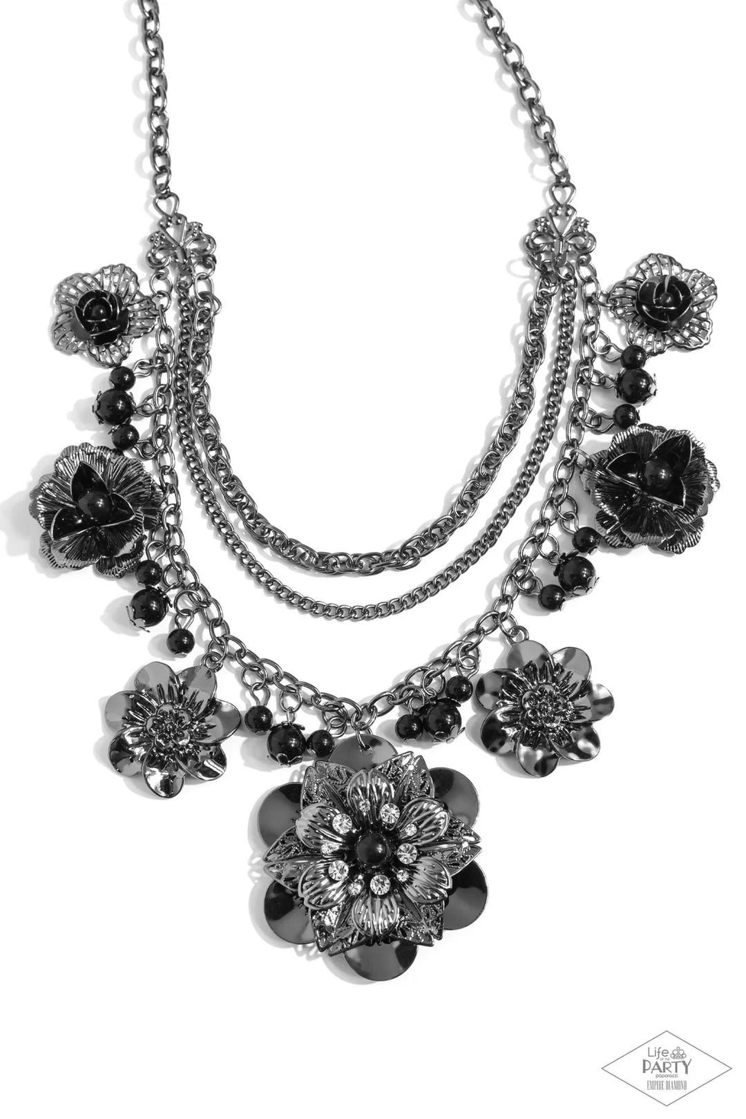 2013 Zi Collection- Gunmetal Flower Empire Diamond Exclusive Bring