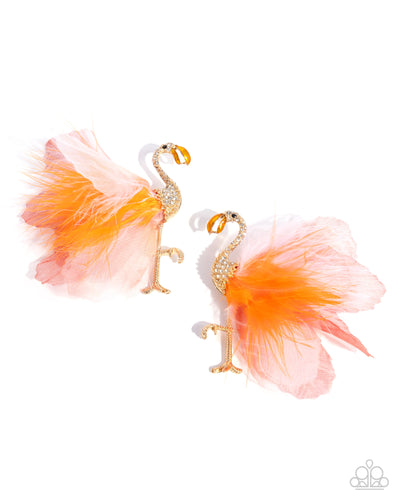 Paparazzi Feathered Flamingo