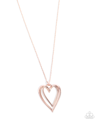 Paparazzi Lets HEART At the Very Beginning - Rose Gold