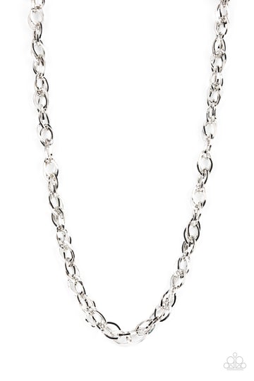 Paparazzi Custom Couture - Silver - Necklace