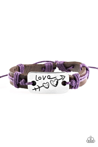 Paparazzi ♥ Reckless Love - Purple ♥ Bracelet