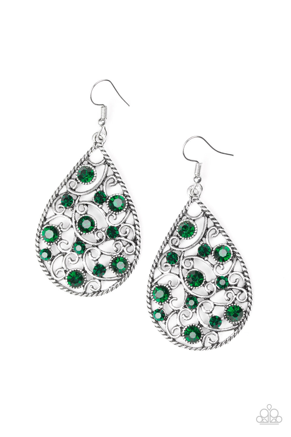 Paparazzi Certainly Courtier - Green - Studio Bling by Glam With Mack