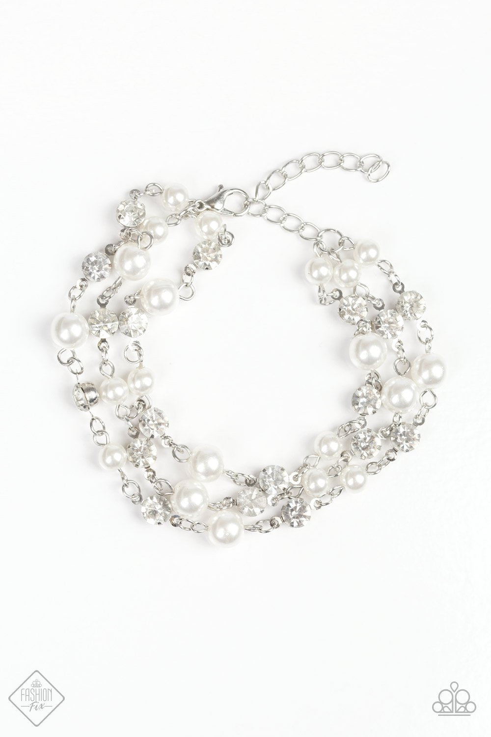 Paparazzi Every VOW and Then - White Pearls - Bracelet