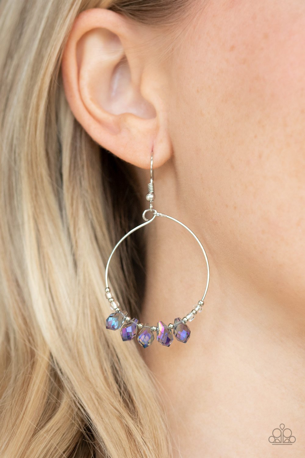 Paparazzi Holographic Hoops - Multi