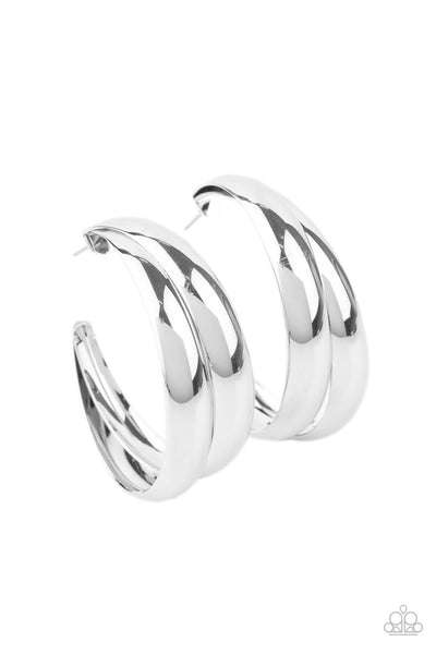 Paparazzi Colossal Curves - Silver
