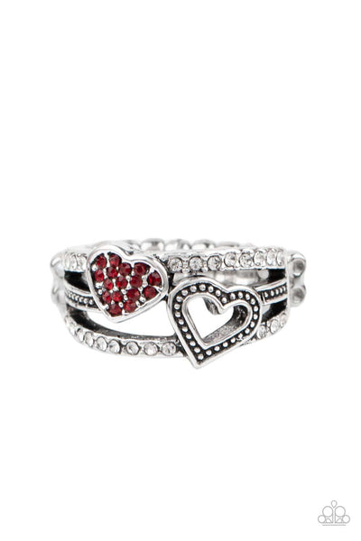 Paparazzi Accessories: You Make My Heart BLING - Red Ring