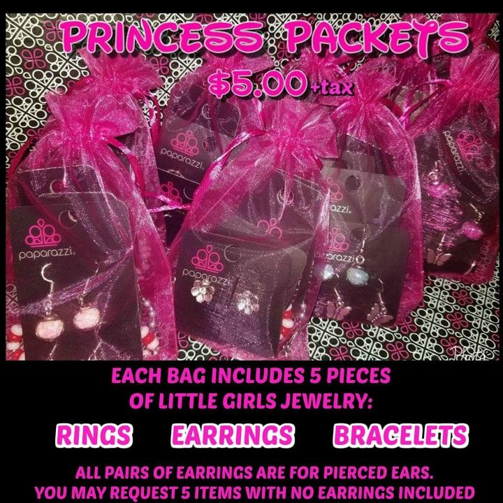 Princess Packs - Childrens Jewelry