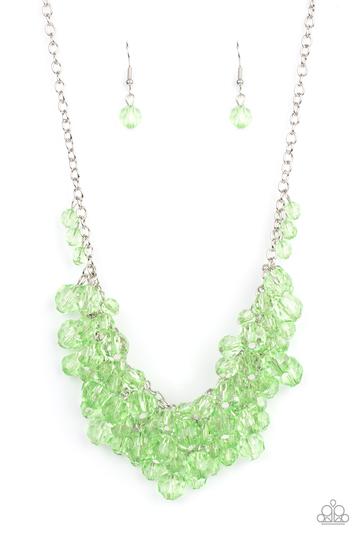 Paparazzi Let The Festivities Begin - Green - Necklace