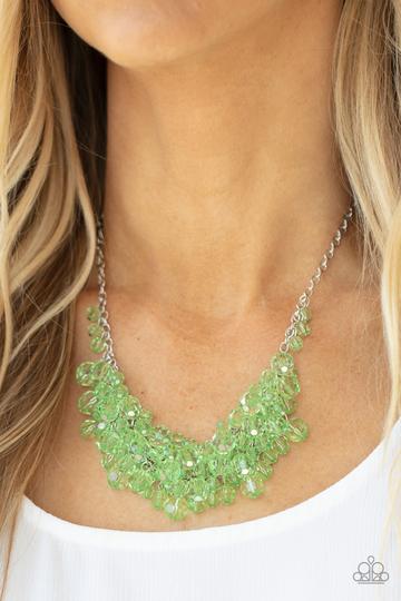 Paparazzi Let The Festivities Begin - Green - Necklace