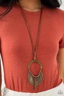 Paparazzi You Wouldn't FLARE! - Brass Necklace