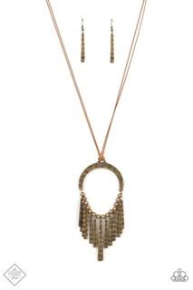 Paparazzi You Wouldn't FLARE! - Brass Necklace