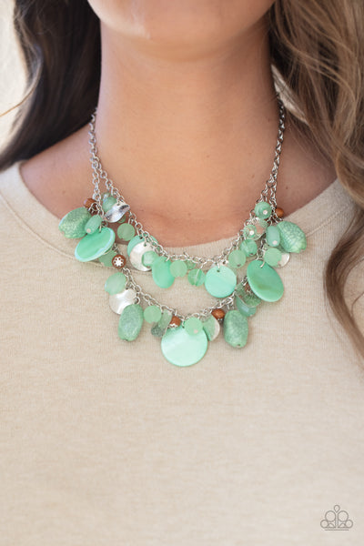 Springtime Springs Green Necklace and Bracelet Set