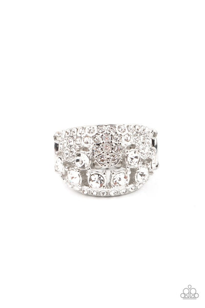 Paparazzi Imperial Incandescence White Ring